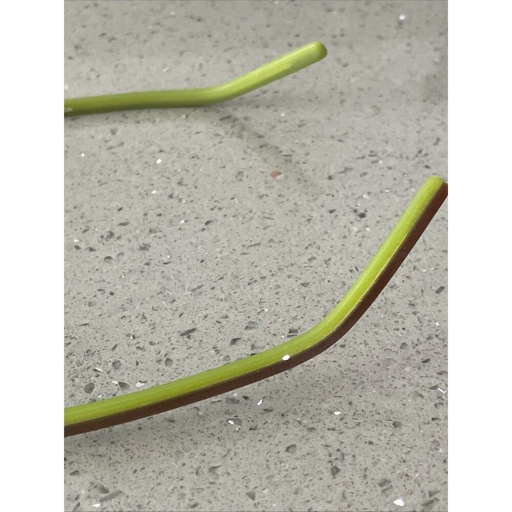 EASYCLIP MOD O1049 BROWN GREEN EYEGLASSES FRAMES ONLY 48-17-140 10 Sunglasses